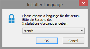 langue installateur gpg4win