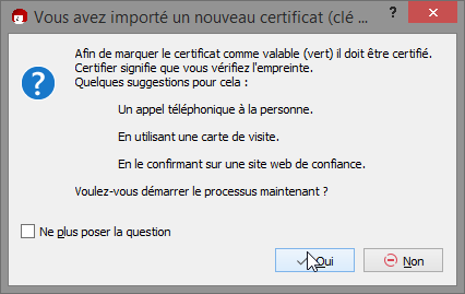 certif process démarrage kleo