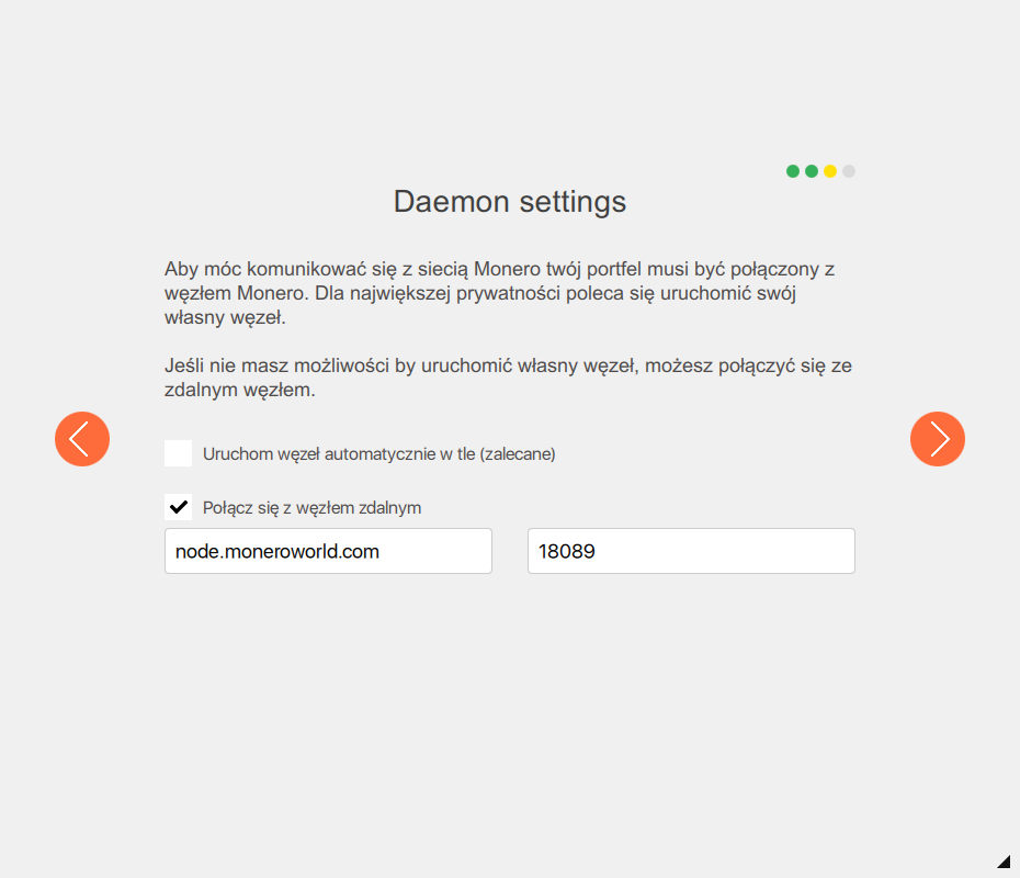 daemon settings